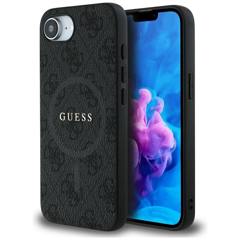 Guess 4g Ring Classic Logo Magsafe Hülle Für Iphone 16e / 17e Schwarz