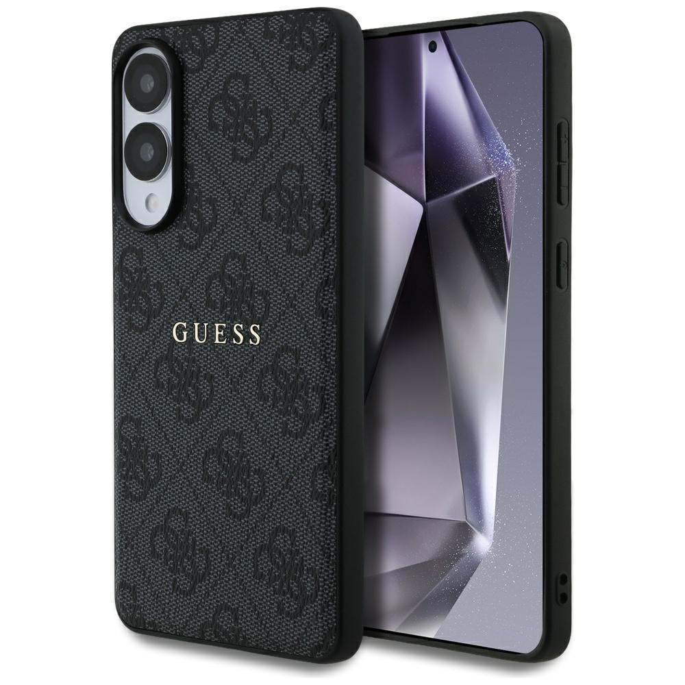 Guess 4g Ring Classic Logo Magsafe Samsung Galaxy S25 Edge Hülle Schwarz