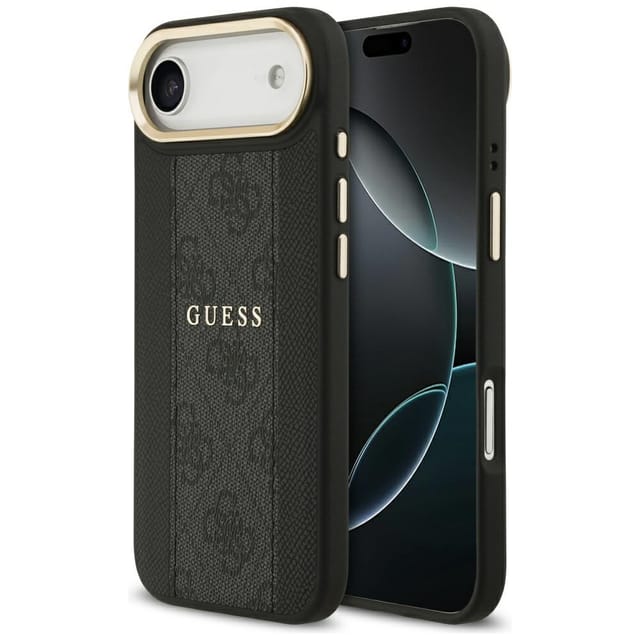 Guess 4g Stripe Magsafe Hülle Für Iphone Air Schwarz