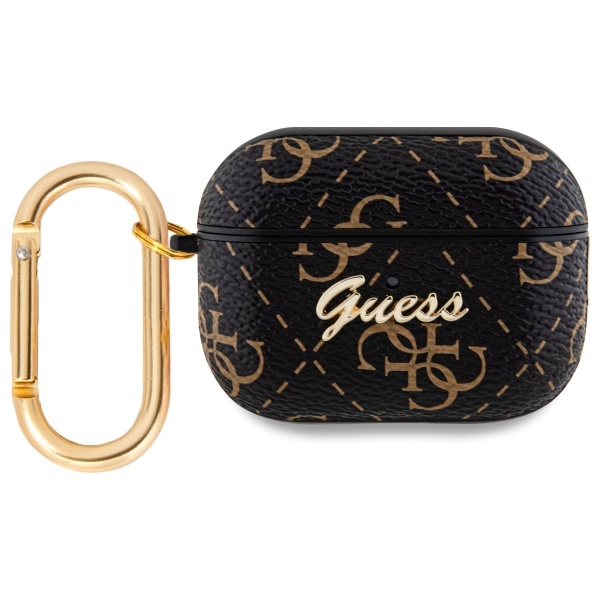 Guess Guap2pg4gpk Airpods Pro 2 (2022/2023) Hülle Schwarz/schwarz 4g Hook
