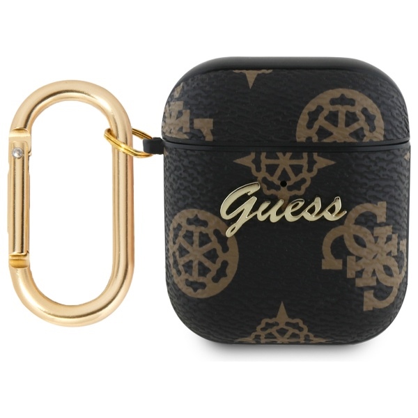 Guess Gua2pg4gpk Airpods 1/2 Hülle Schwarz/schwarz 4g Haken