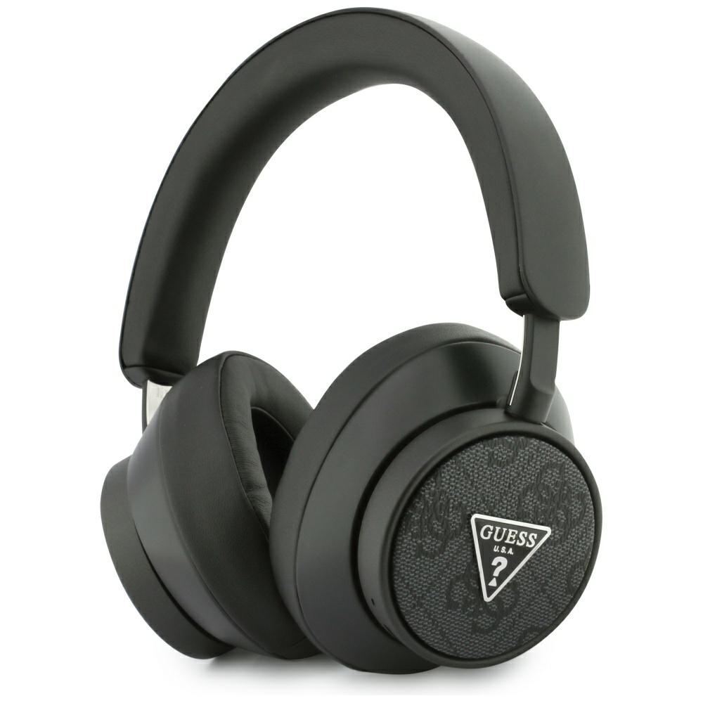 Guess 4g Bluetooth-over-ear-kopfhörer Mit Dreieckslogo, Schwarz