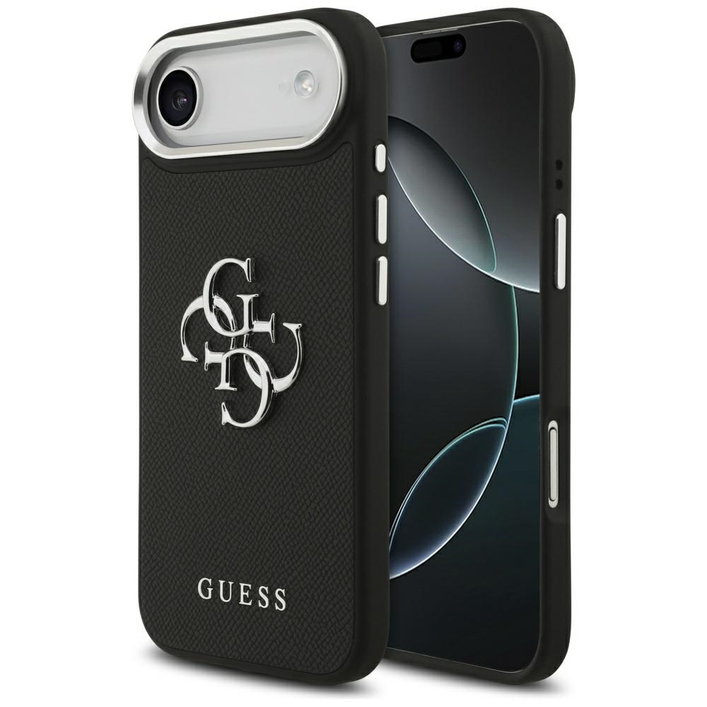 Guess Grained Big 4g Classic Logo Hülle Für Iphone Air Schwarz