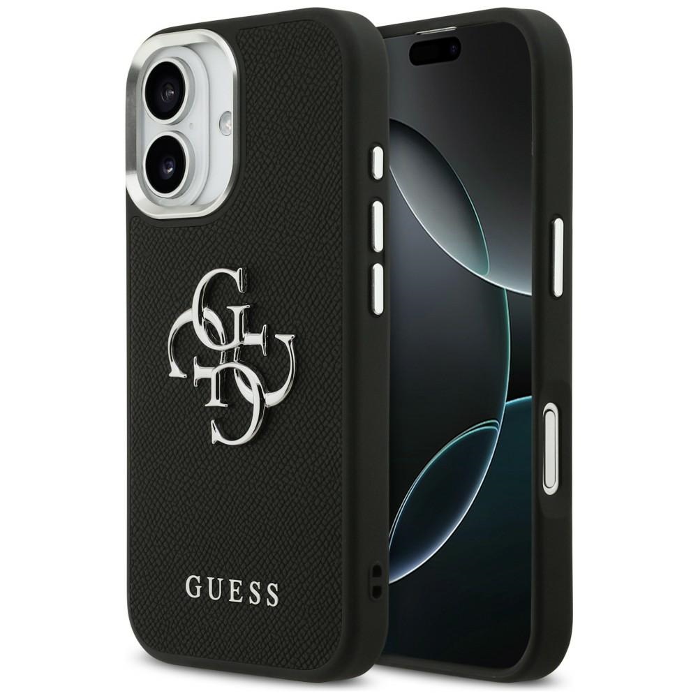 Guess Grained Big 4g Classic Logo Hülle Für Iphone 17 Schwarz