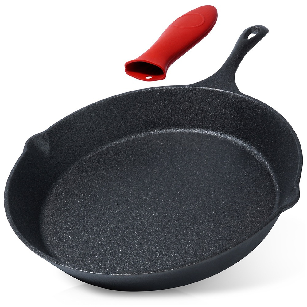 Gusseiserne Bratpfanne Für Gas-, Induktions- Und Herdplatten (30 Cm)