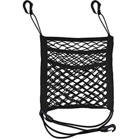 Msbd Auto-aufbewahrungsnetz, Auto-schutznetz, 2-lagiger Auto-netzorganizer, Netztasche Für Die Sitzlehne, Aufbewahrungsbarriere