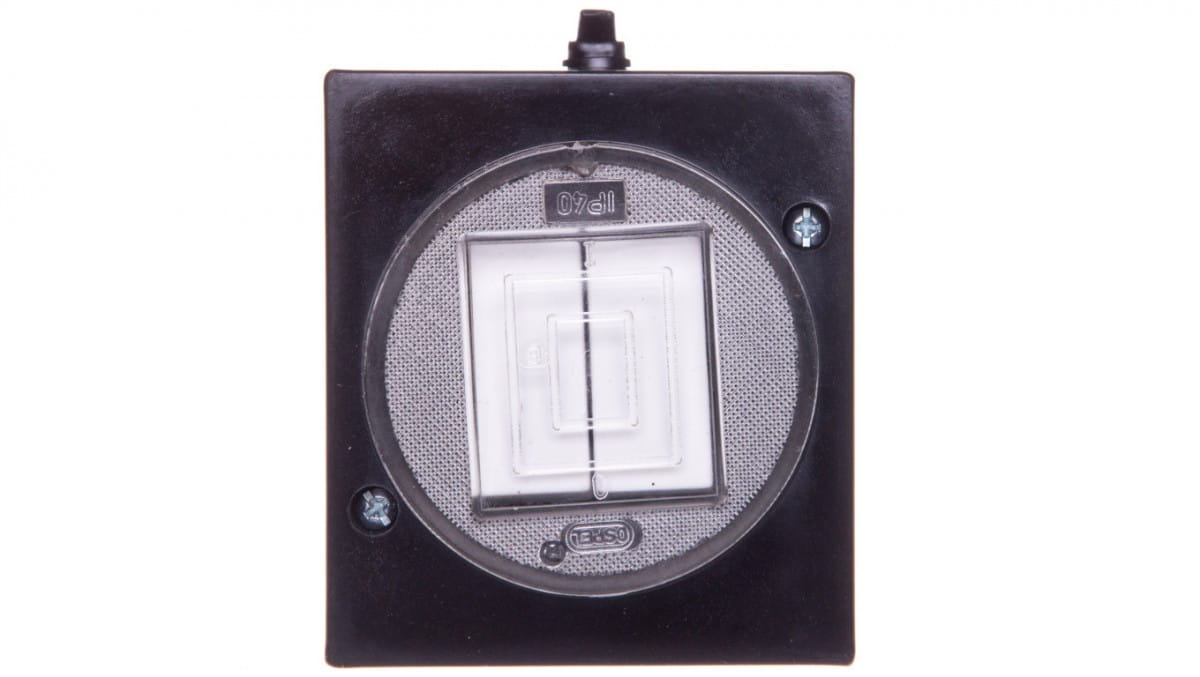 Lambda Hermetischer Kronleuchterschalter Ip44 Schwarz Łnh-2lc/25