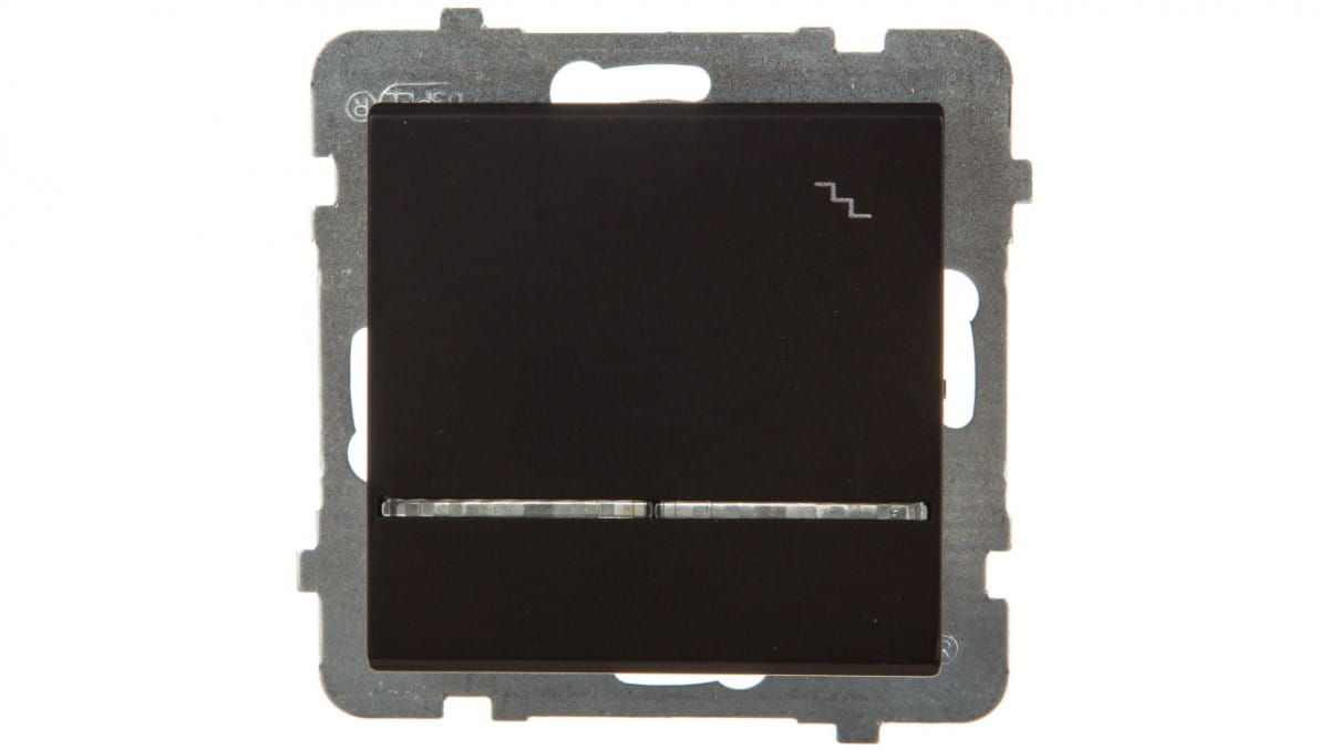 Sonata Treppenschalter Mit Beleuchtung, Schwarzmetallic Łp-3rs/m/33
