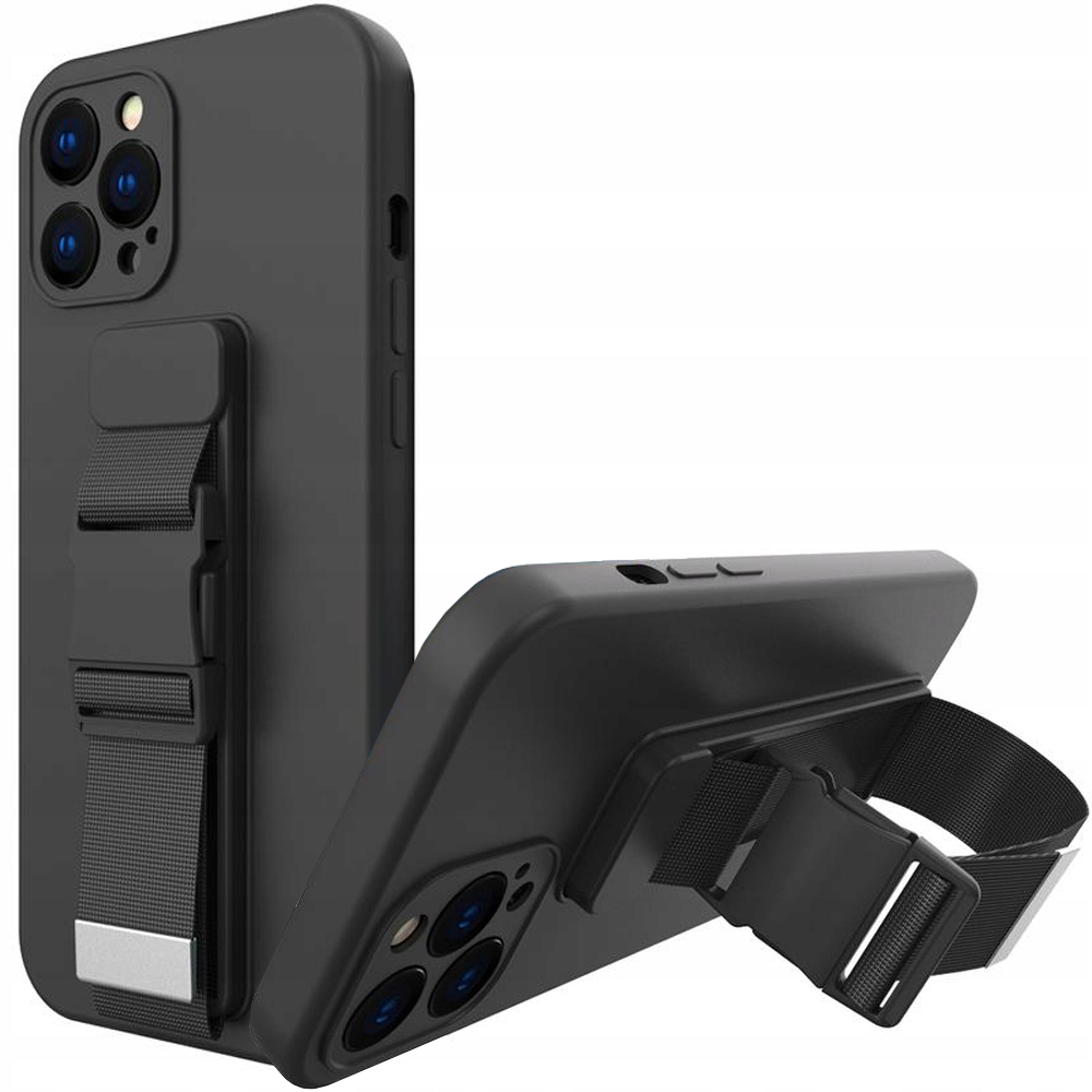 Seilhülle Mit Trageband Und Umhängetasche Für Iphone 13 Pro Max, Schwarz
