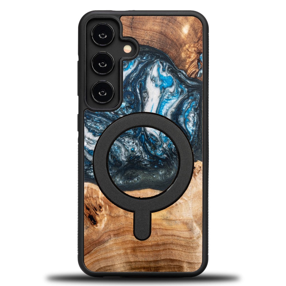 Bewood Unique Case Für Samsung Galaxy S24 - Planeten - Erde Mit Magsafe