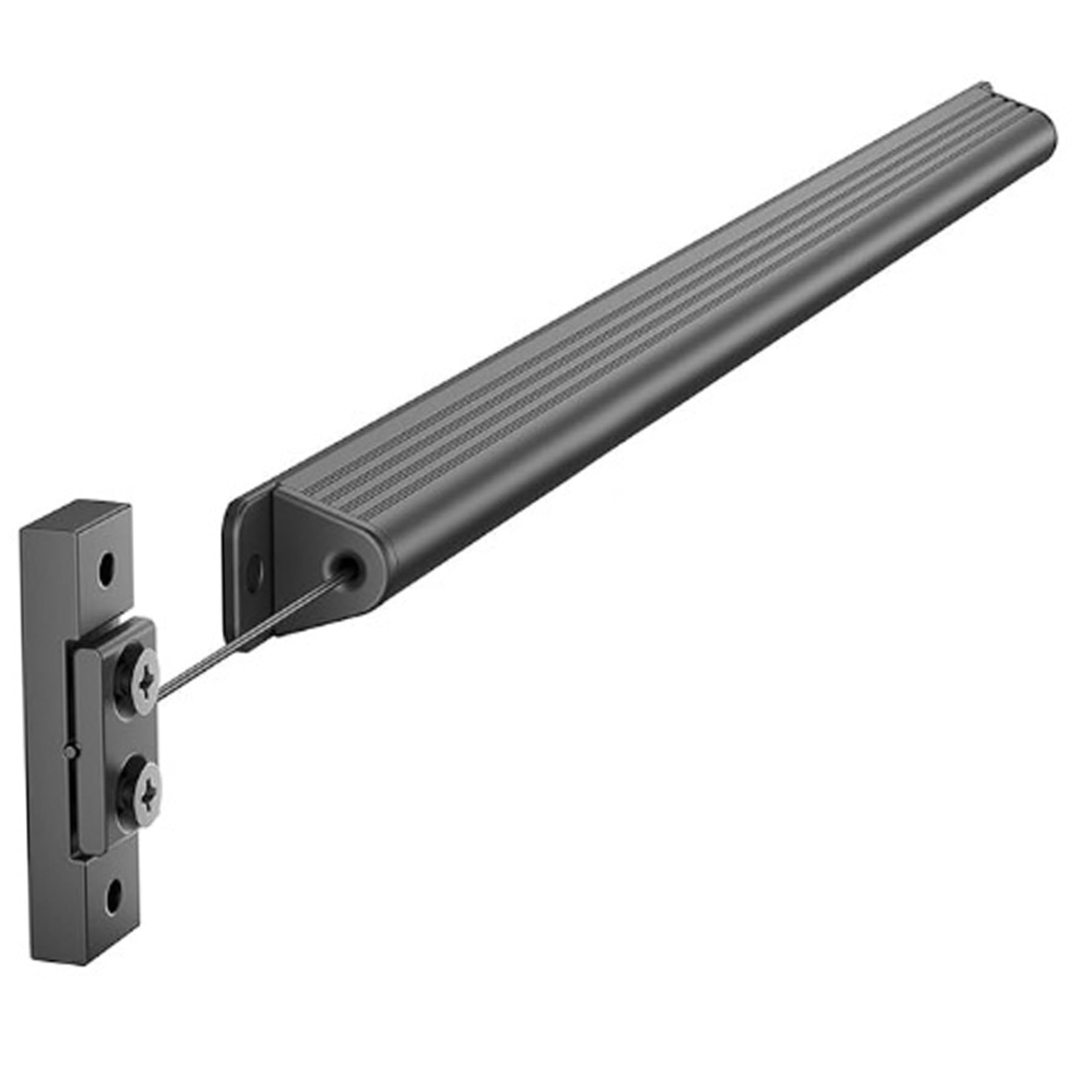Hochleistungs-türschließer Mit Einstellbarem Spannungsadapter Für Moskitonetze/windschutz/wohnmobiltüren Und Montagezubehör (schwarz)