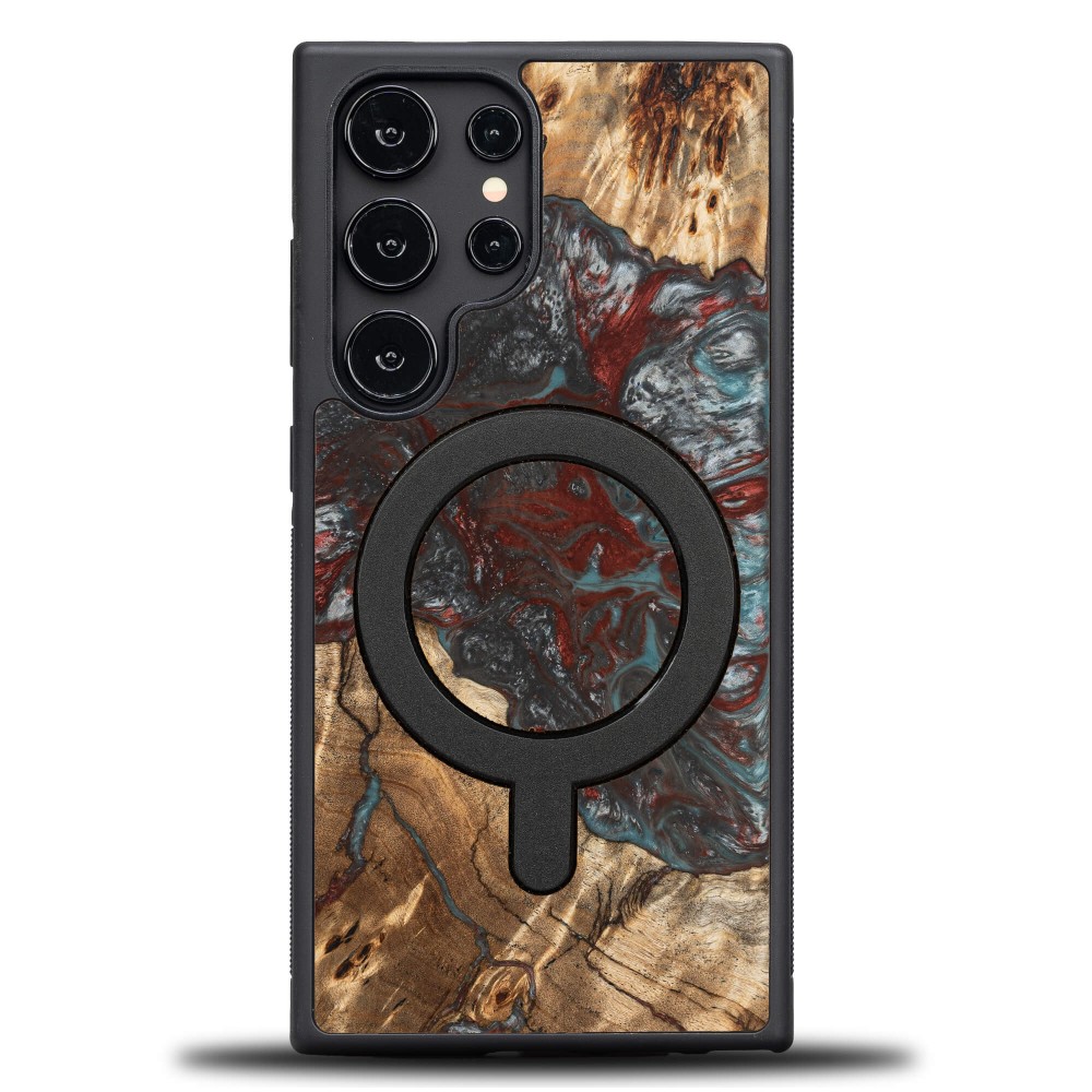 Bewood Unique Hülle Für Samsung Galaxy S24 Ultra – Planeten – Pluto Mit Magsafe