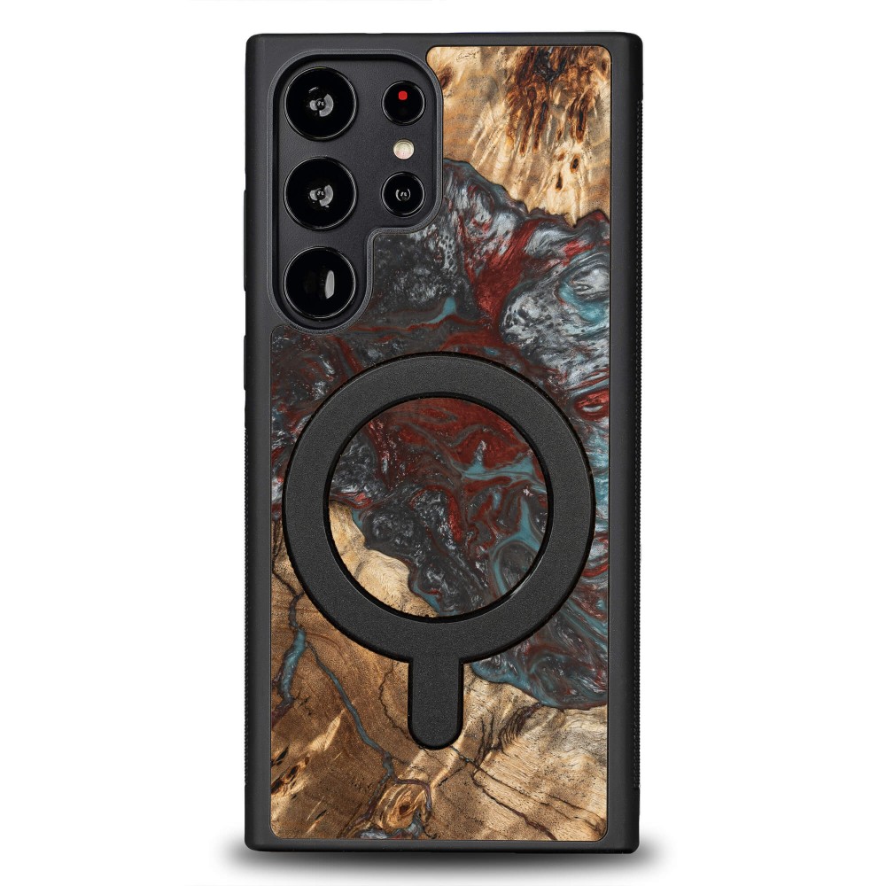 Bewood Unique Hülle Für Samsung Galaxy S23 Ultra – Planeten – Pluto Mit Magsafe