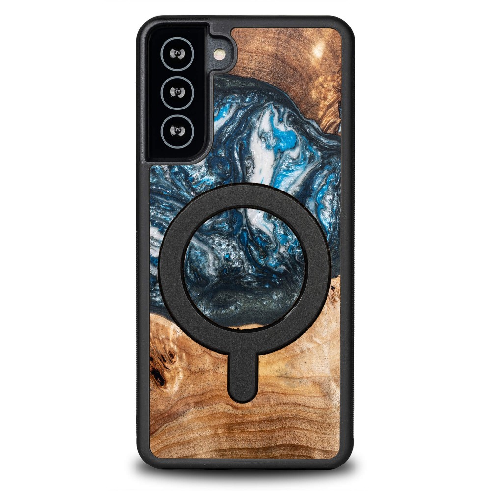 Bewood Unique Hülle Für Samsung Galaxy S21 Fe – Planeten – Erde Mit Magsafe