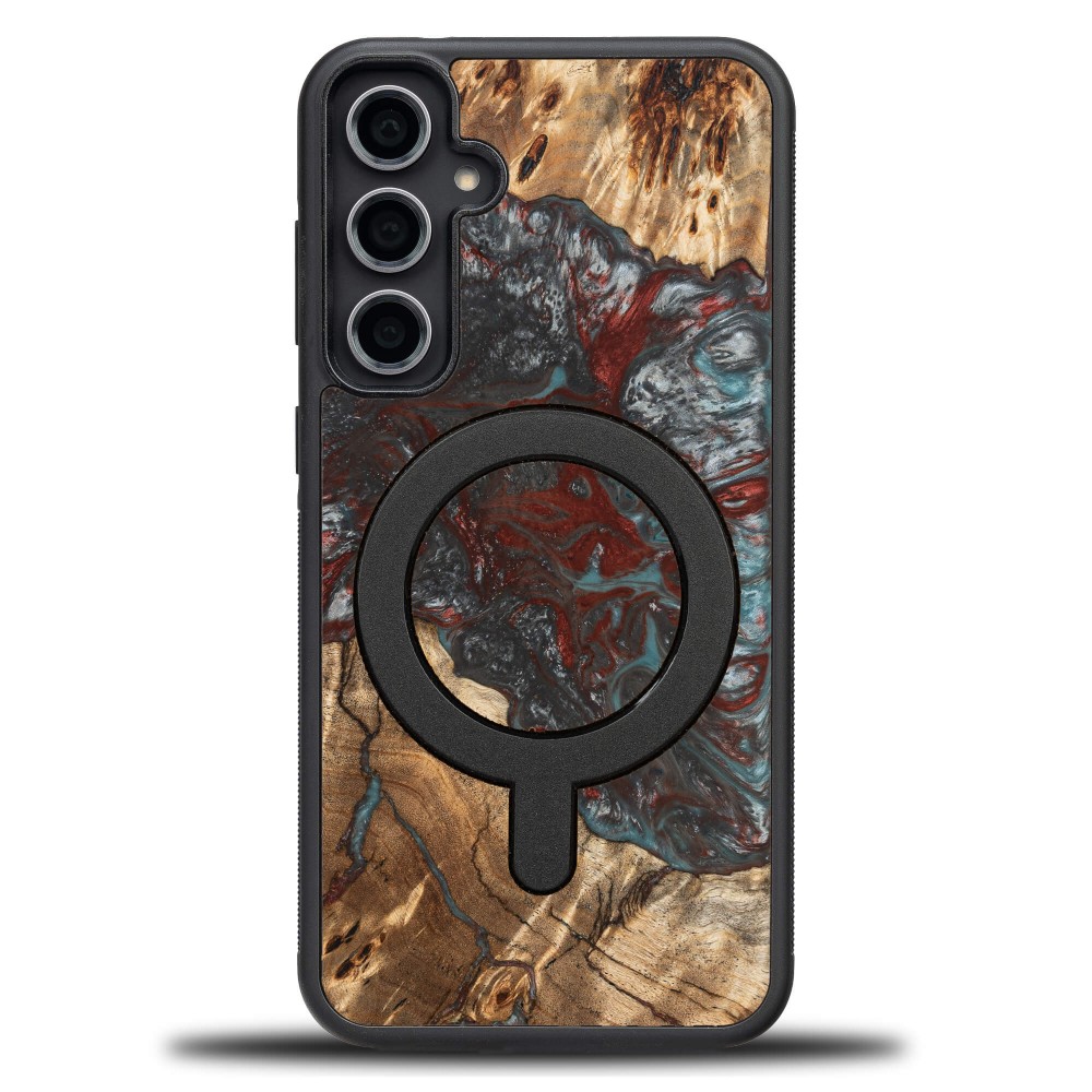 Bewood Unique Hülle Für Samsung Galaxy S23 Fe – Planeten – Pluto Mit Magsafe