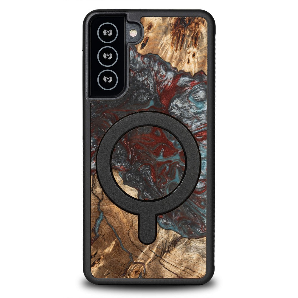 Bewood Unique Hülle Für Samsung Galaxy S21 Fe – Planeten – Pluto Mit Magsafe