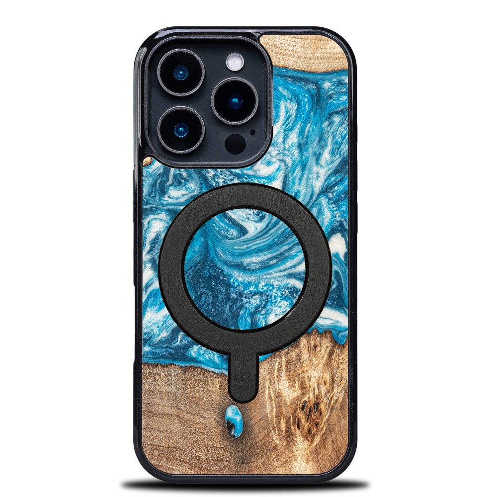 Bewood Unique Hülle Für Iphone 16 Pro – Planeten – Uranus Mit Magsafe