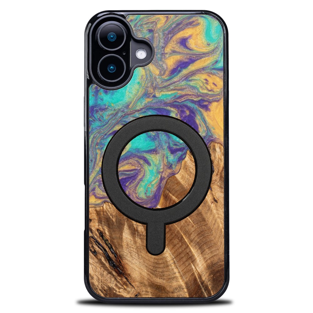 Bewood Unique Case Für Iphone 16 Plus – Planeten – Merkur Mit Magsafe