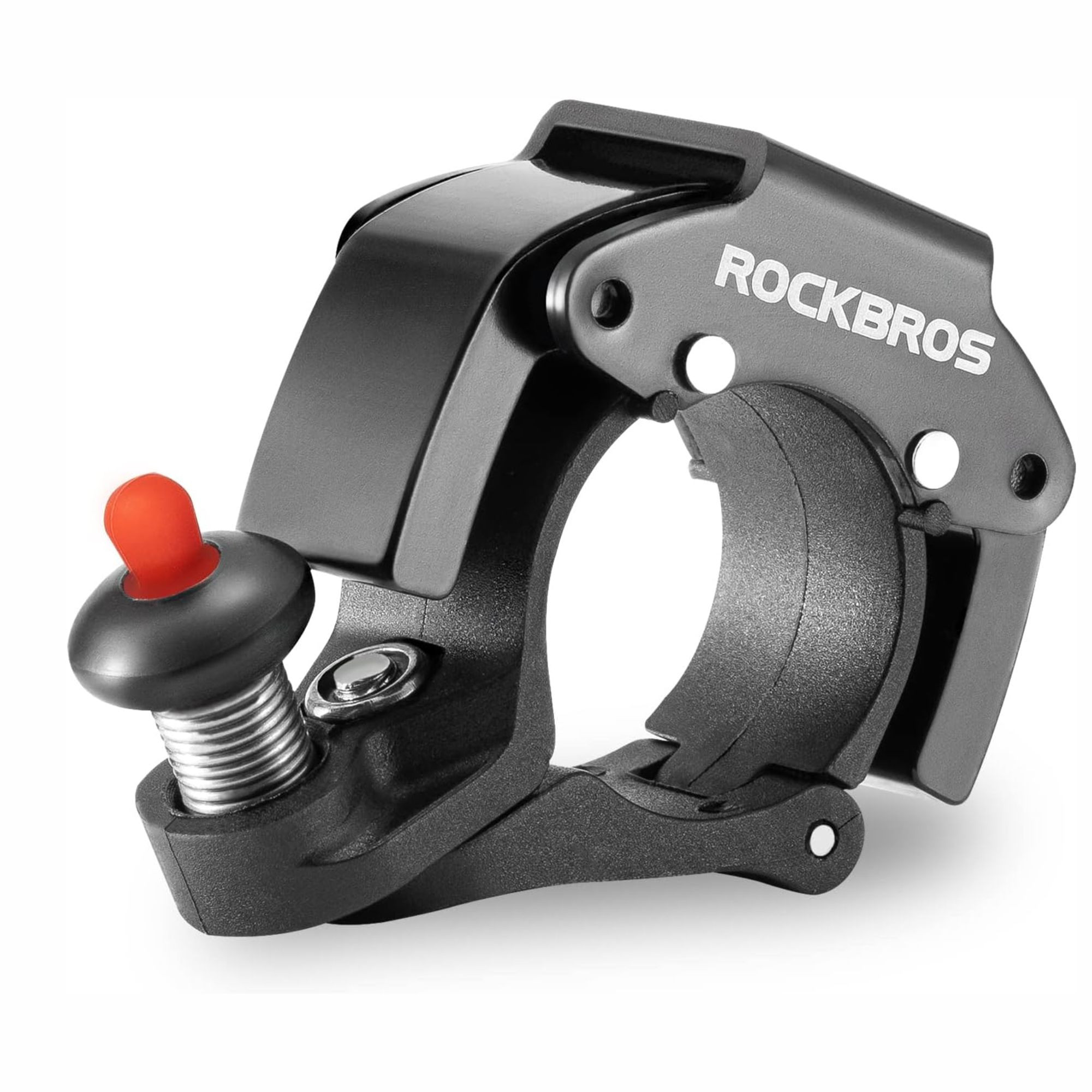 Rockbros Fahrradklingel Aus Aluminium, Robust, Für Den Lenker, 100 Db, Schwarz