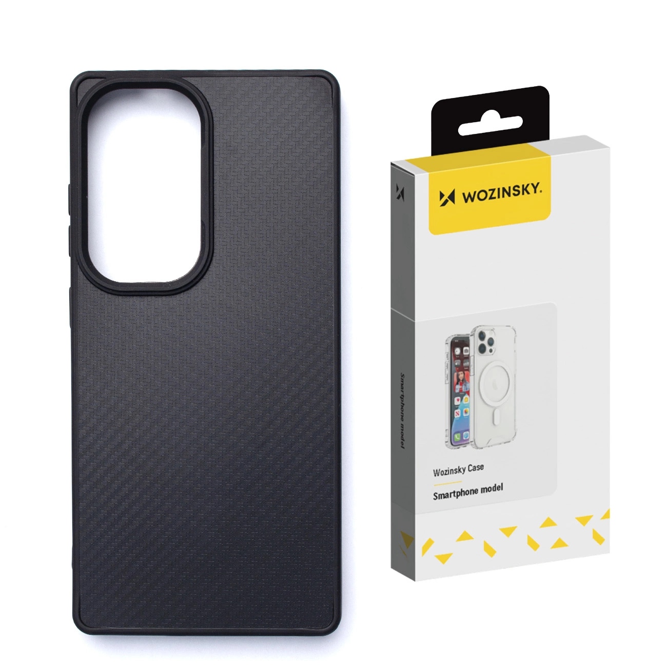 Samsung Galaxy S25+ Carbonfaser-hülle Mit Magsafe – Schwarz