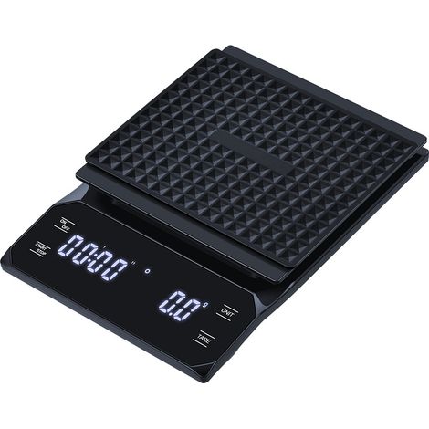 Küchenwaage, Digitale Küchenwaage, Hochpräzise Kaffeewaage, Tragbare Espressowaage (3 Kg/0,1 G) Mit Wiederaufladbarkeit Für Zuhause Und Gastronomie