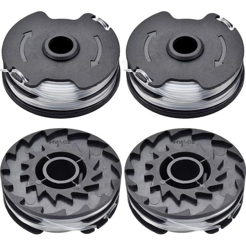 Stück Parkside Trimmerfadenspulen, Kompatibel Mit Prta 20-li A1/b2/c3, Prt 300/550 A1/a3, Freischneider-ersatzteil, 1,6 Mm Für Parkside (lidl) Geräte (4 Spulen)