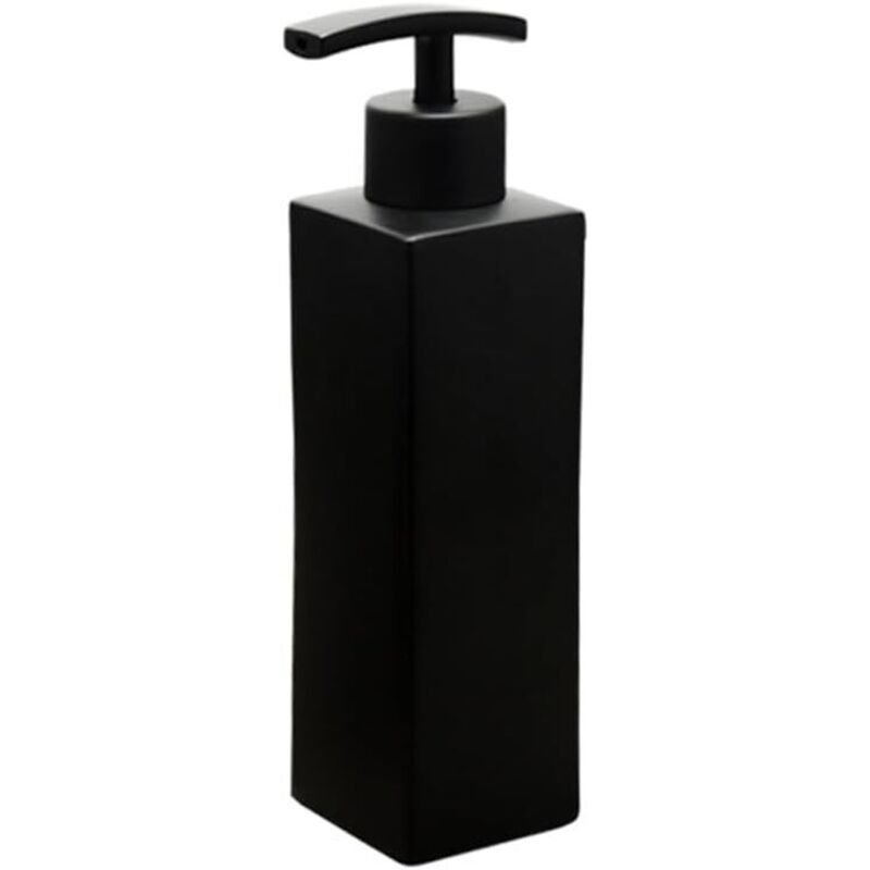 325 Ml Seifenspender Aus Mattschwarzem Edelstahl, Nachfüllbar Für Flüssigseife, Duschgel Und Bodylotion.