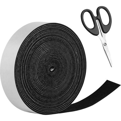 Schwarzes Selbstklebendes Filzband, 4 Cm X 8 M, Rutschfeste Selbstklebende Filzgleiter, Selbstklebende Filzstreifen Zum Schutz Von Tischbeinen, Möbeln, Stühlen, Böden, Heimwerkerprojekten (schwarz)