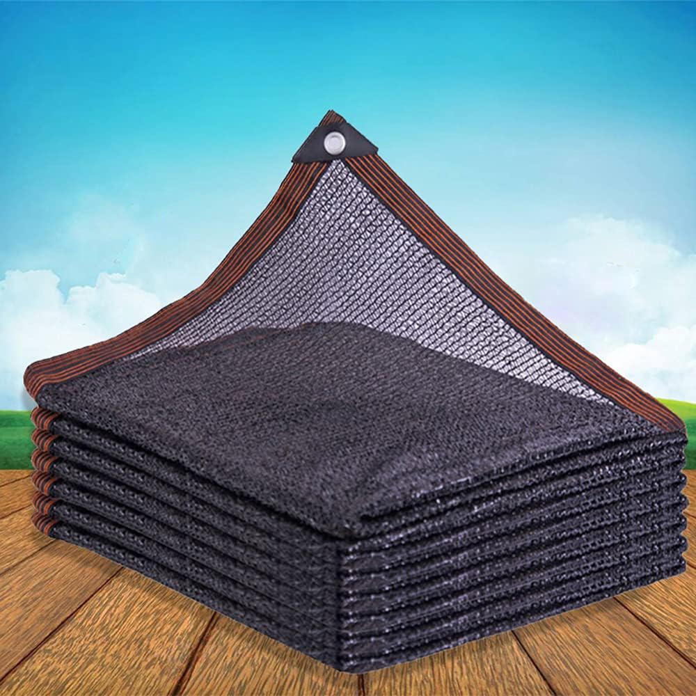 Schwarzes Hdpe-schattierungsnetz, 50-60% Sonnenschutz, (2x2 M, 3x4 M, 4x6 M, 6x8 M, 8x10 M)