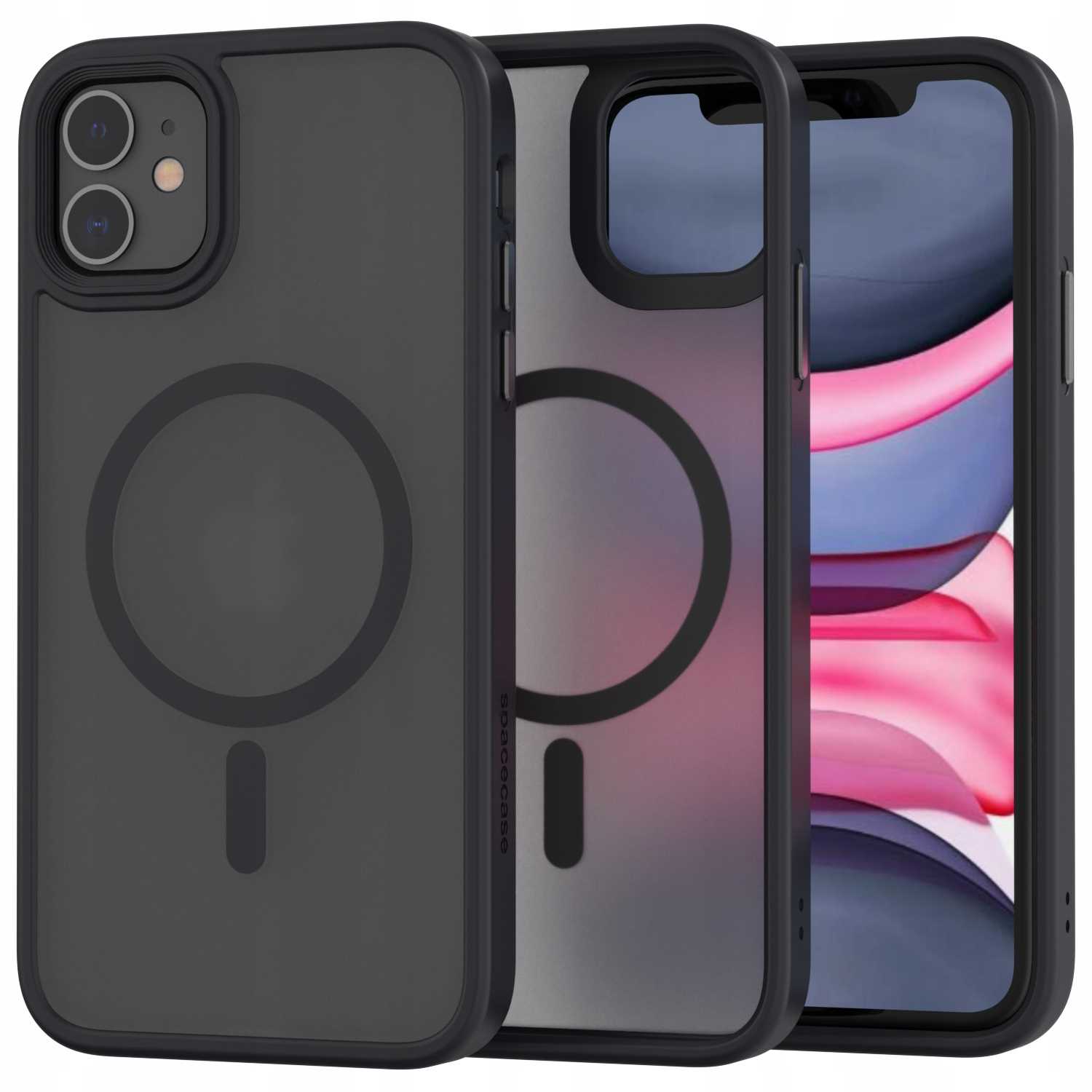 Spacecase Hybrid Mag Iphone 11 Schwarz