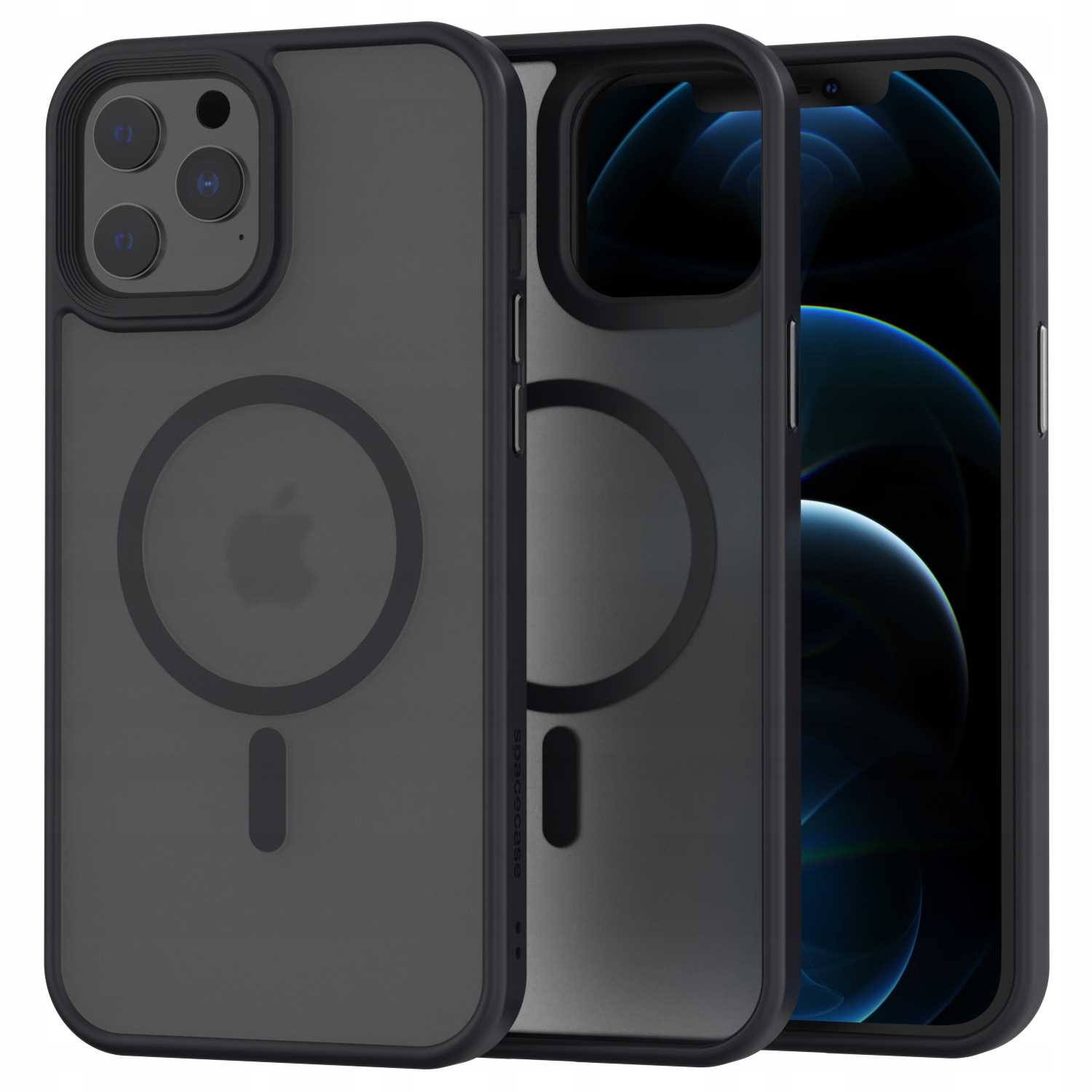 Spacecase Hybrid Mag Iphone 12 Pro Max Schwarz