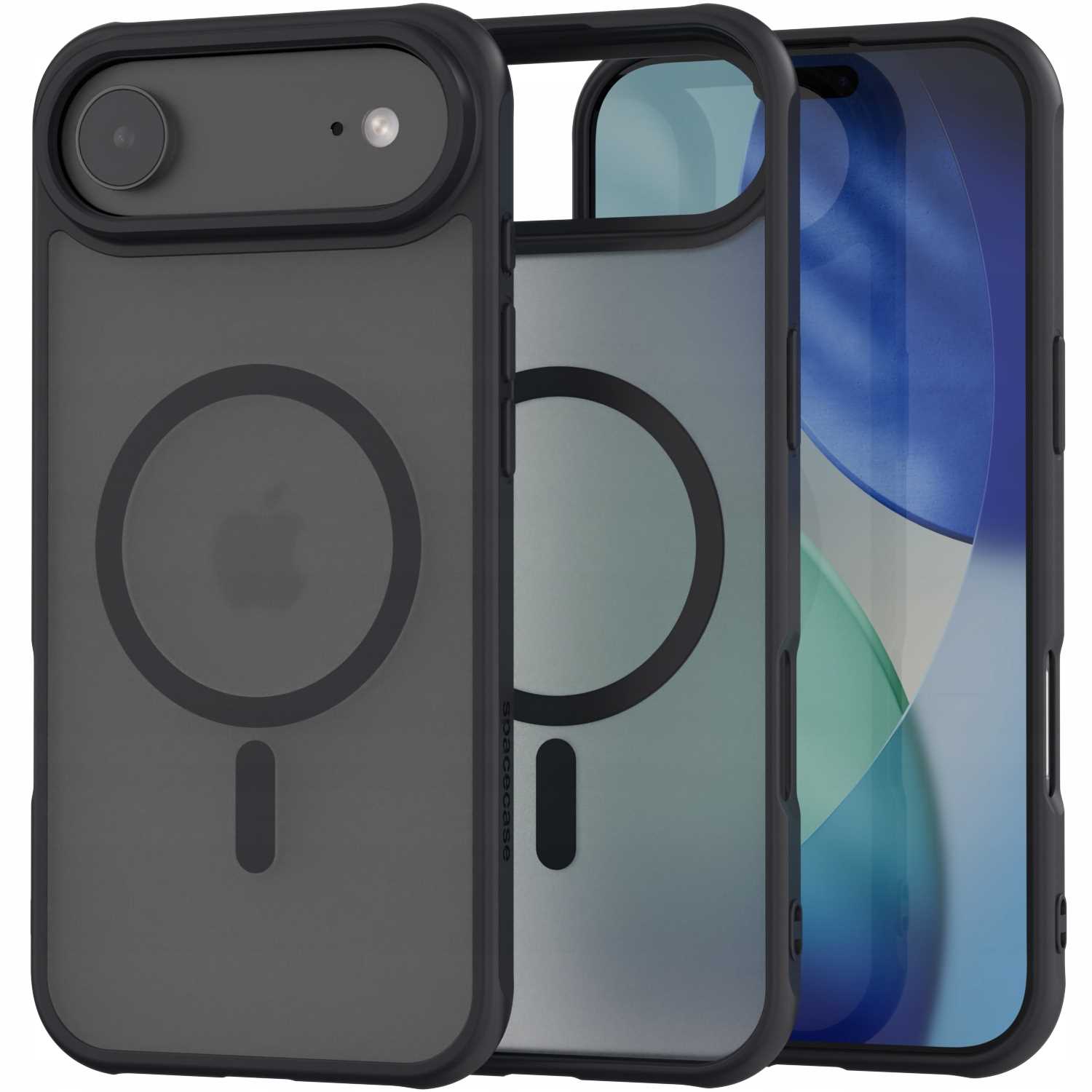 Spacecase Hybrid Mag Iphone 17 Air Schwarz
