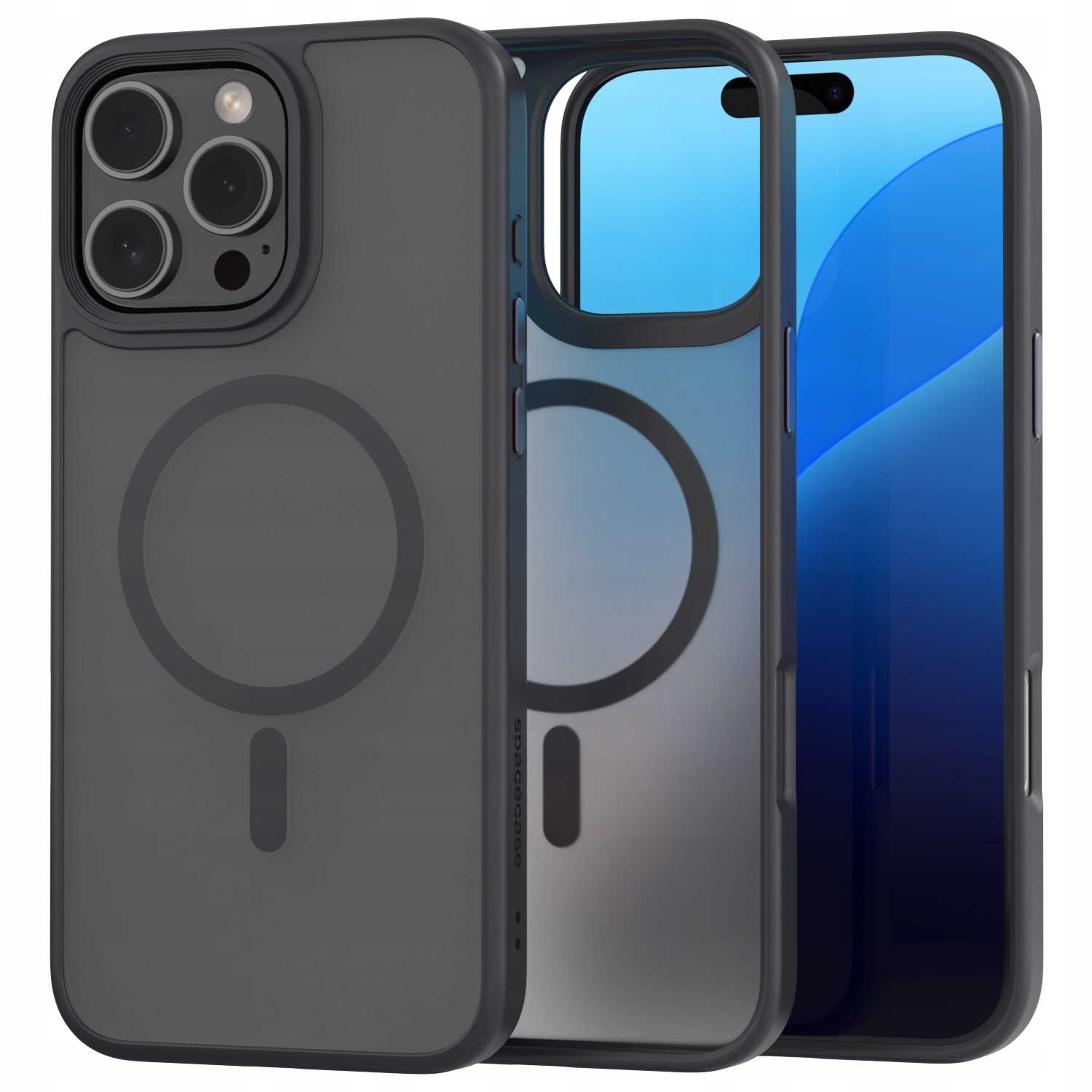 Spacecase Hybrid Mag Iphone 16 Pro Max Schwarz