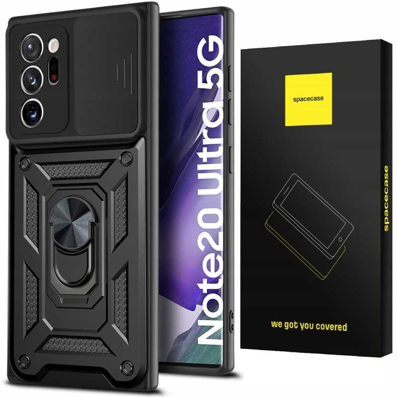 Spacecase Camring Galaxy Note 20 Ultra Schwarz