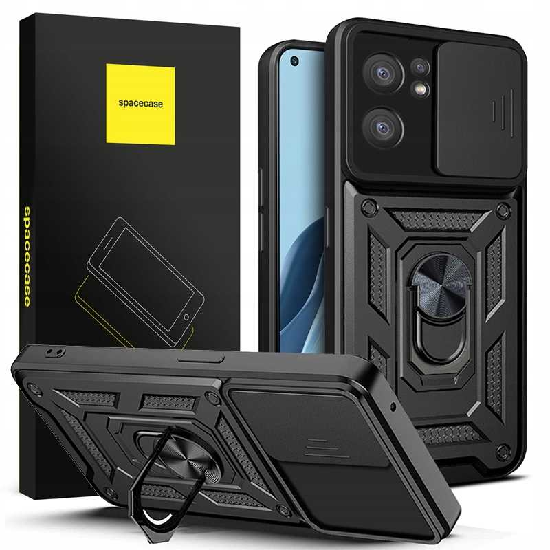 Oppo Reno 7 5g Schutzhülle Mit Kamera, Schwarz