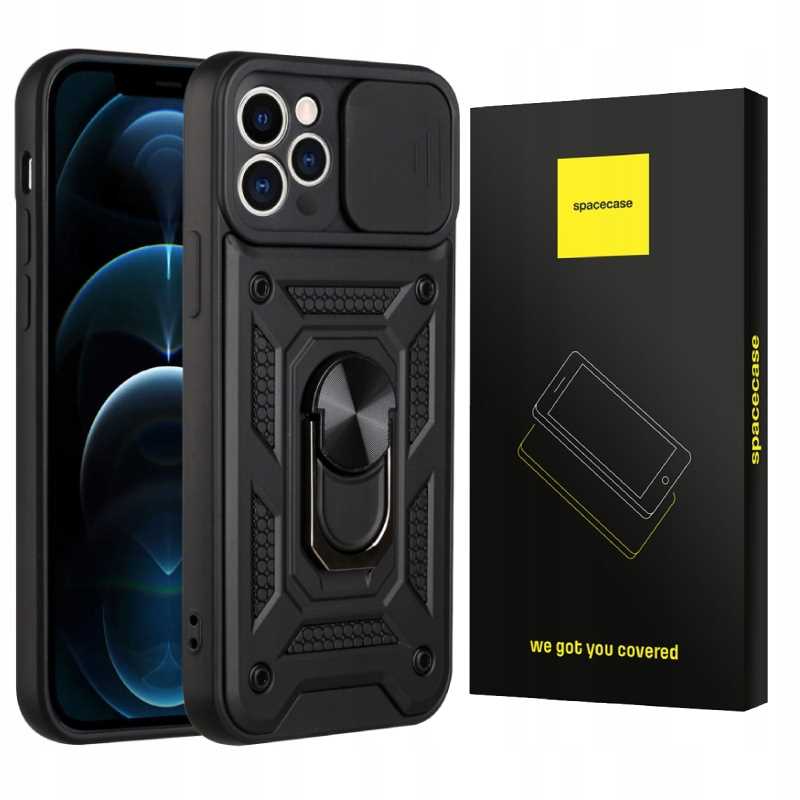 Spacecase Camring Iphone 12 Pro Max Schwarz