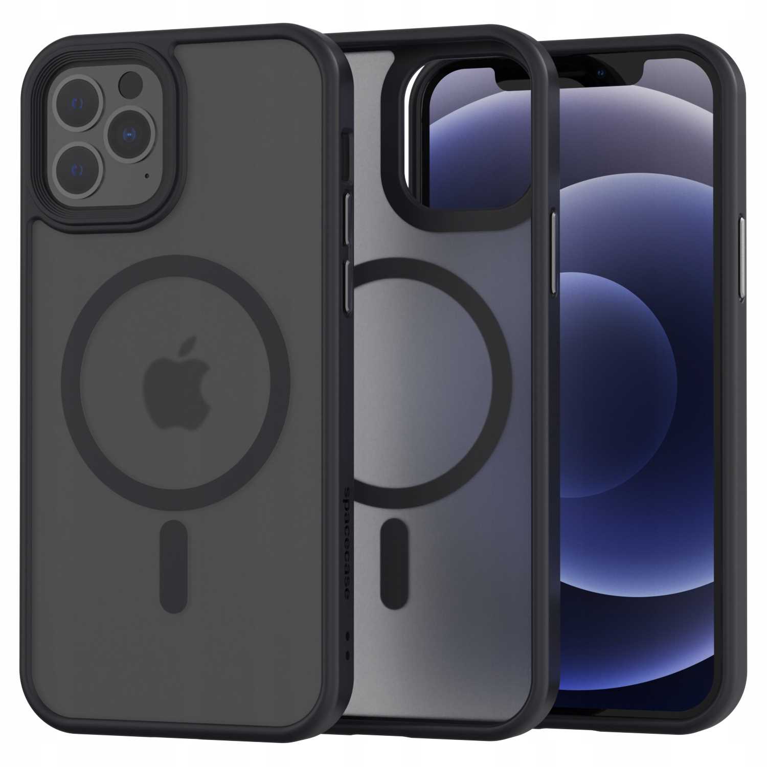 Spacecase Hybrid Mag Iphone 12/12 Pro Schwarz