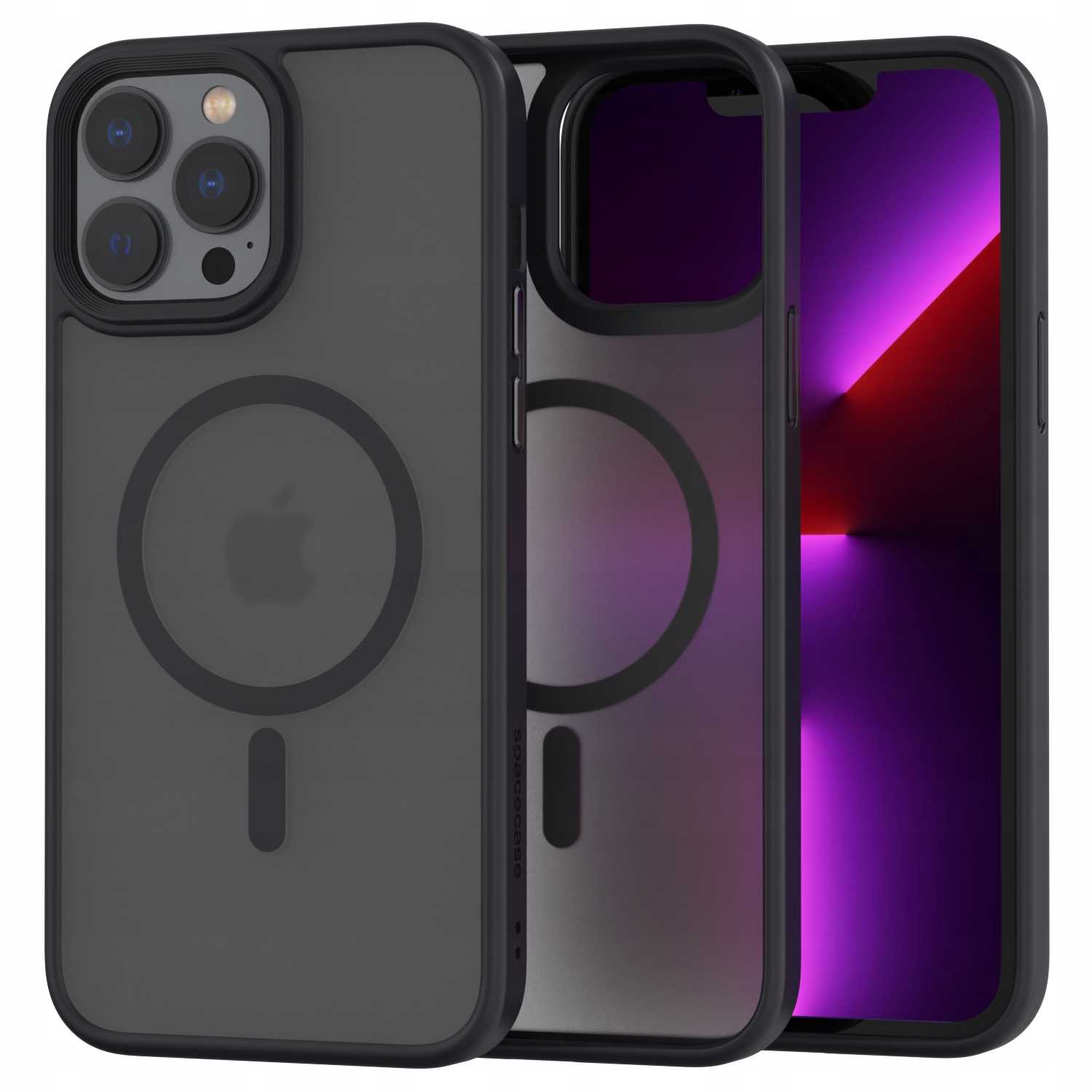 Spacecase Hybrid Mag Iphone 13 Pro Max Schwarz