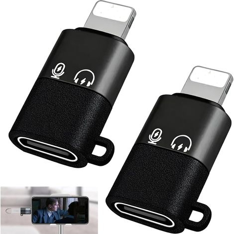 2er-pack Usb-c-auf-lightning-adapter Für Dji Mic Mini Usb-c Auf Ios Otg, Drahtloser Mikrofonempfänger Für Iphone 14/13/12/11 Serie, Unterstützt Laden Und Datenübertragung