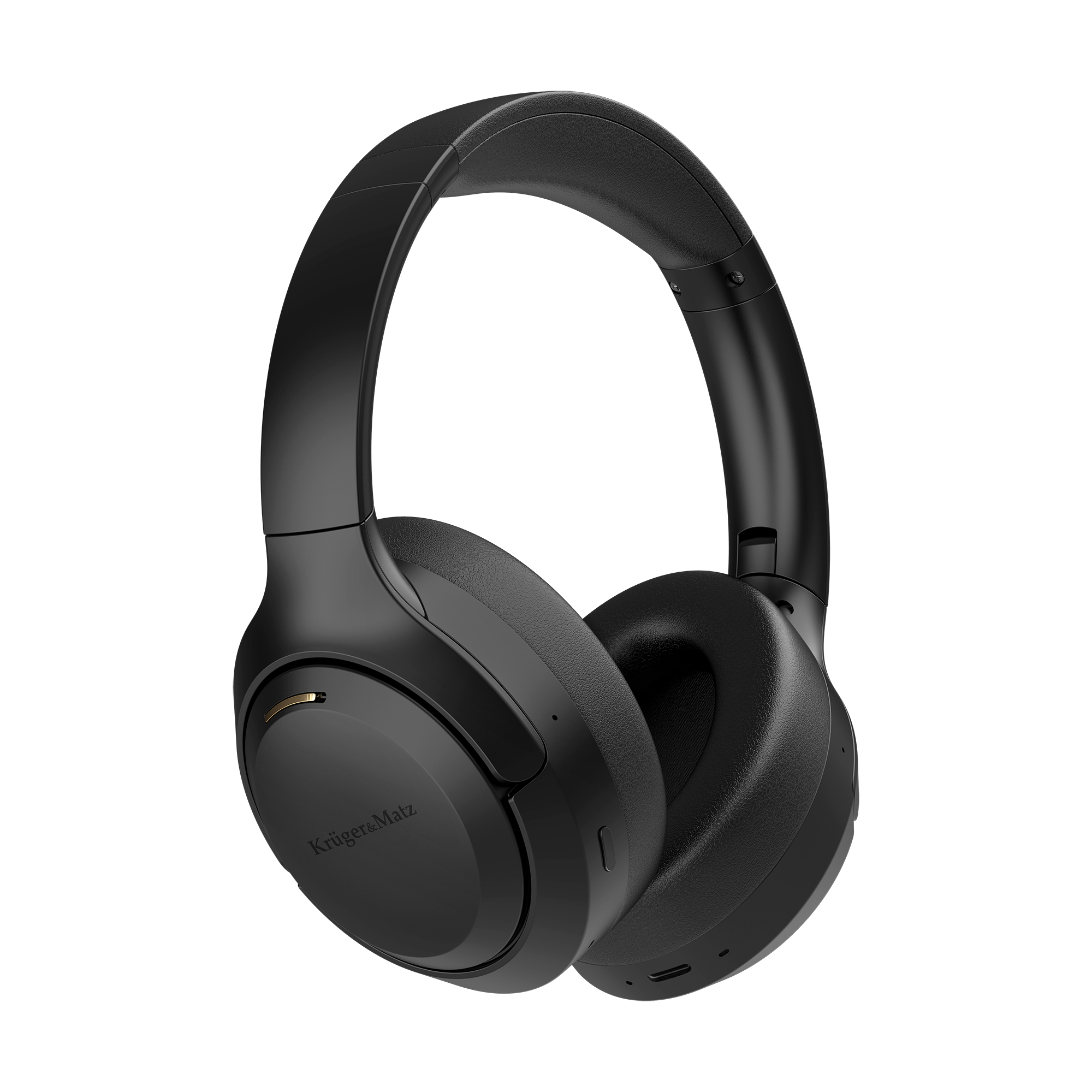 Kruger&matz F8a Kabelloser On-ear-kopfhörer Mit Anc, Schwarz