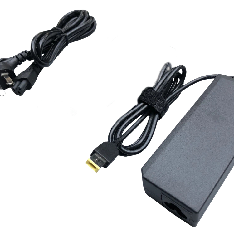 Lenovo Laptop-ladegerät, Universal-netzkabel, Quadratischer Stecker, 65 W, 20 V – 1 Stück