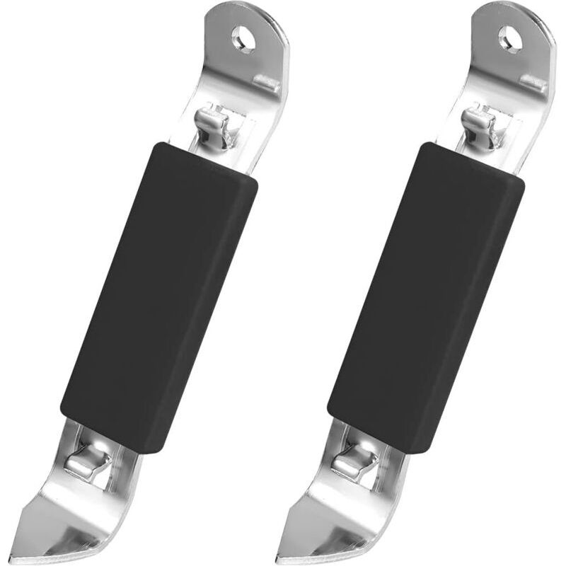 Set Mit 2 Magnetischen Flaschenöffnern Mit Magnet, Manueller Flaschenöffner Aus Edelstahl Für Bierflaschen, Dosen Und Andere Getränke (schwarz)