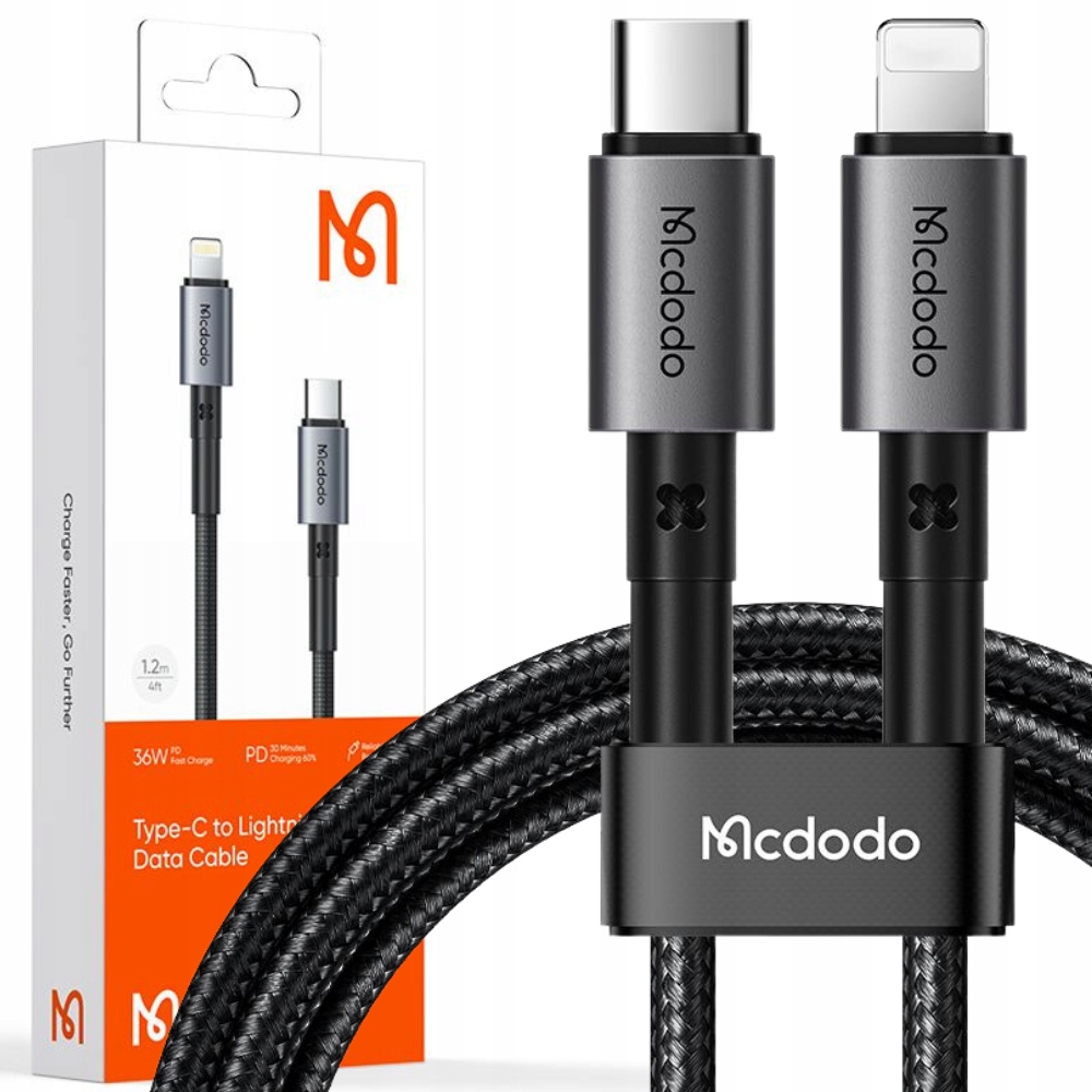 Mcdodo Usb-c Lightning-kabel Mit Schnellladefunktion (36 W, 1 M) Für Iphone 12, 13 Und 14