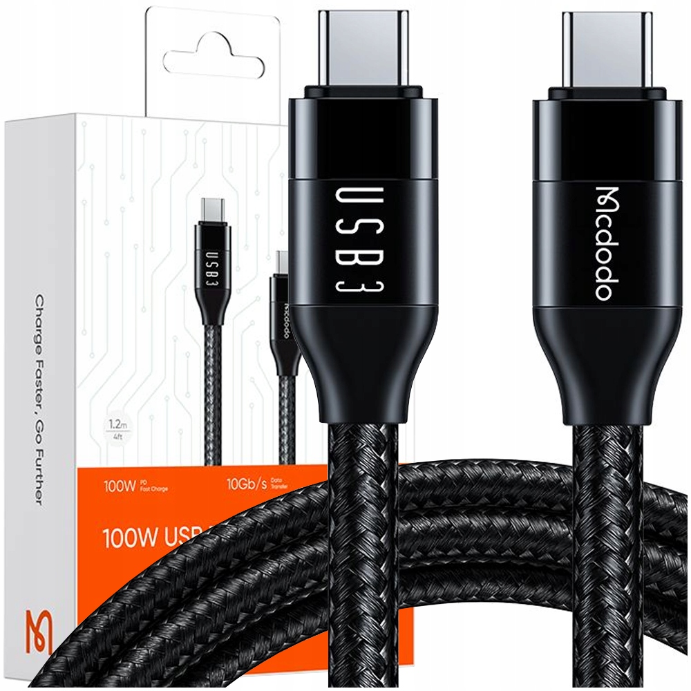 Mcdodo Usb-c-schnellladekabel Für Macbook Usb Typ C 10 Gbit/s 100 W 4k 1 M