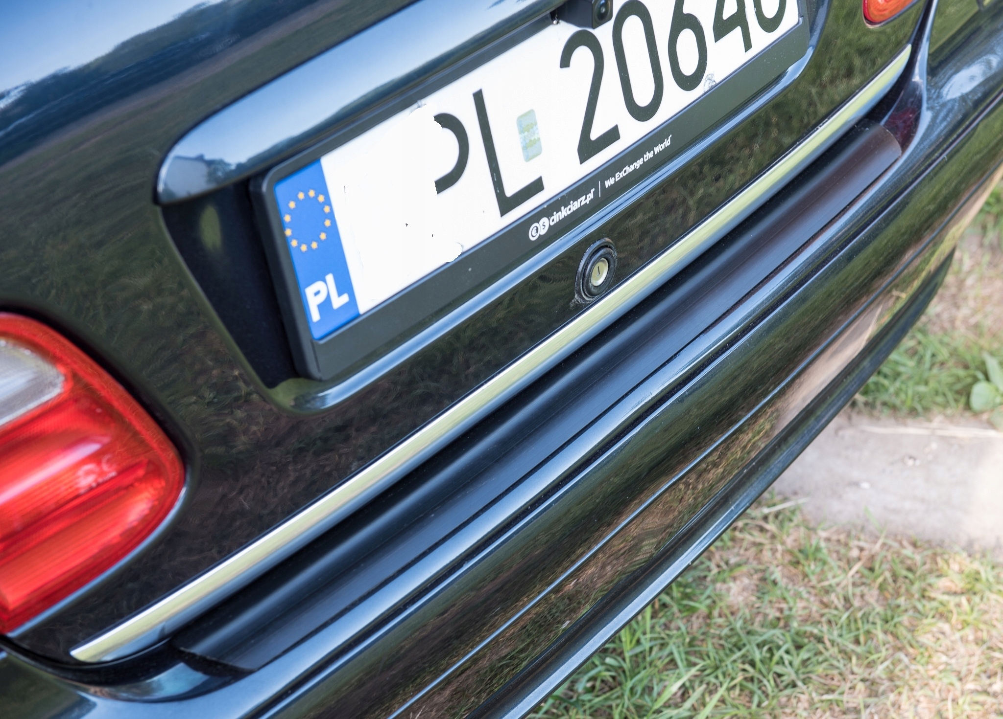 Mercedes Clk - Schwarze Heckklappenverkleidung