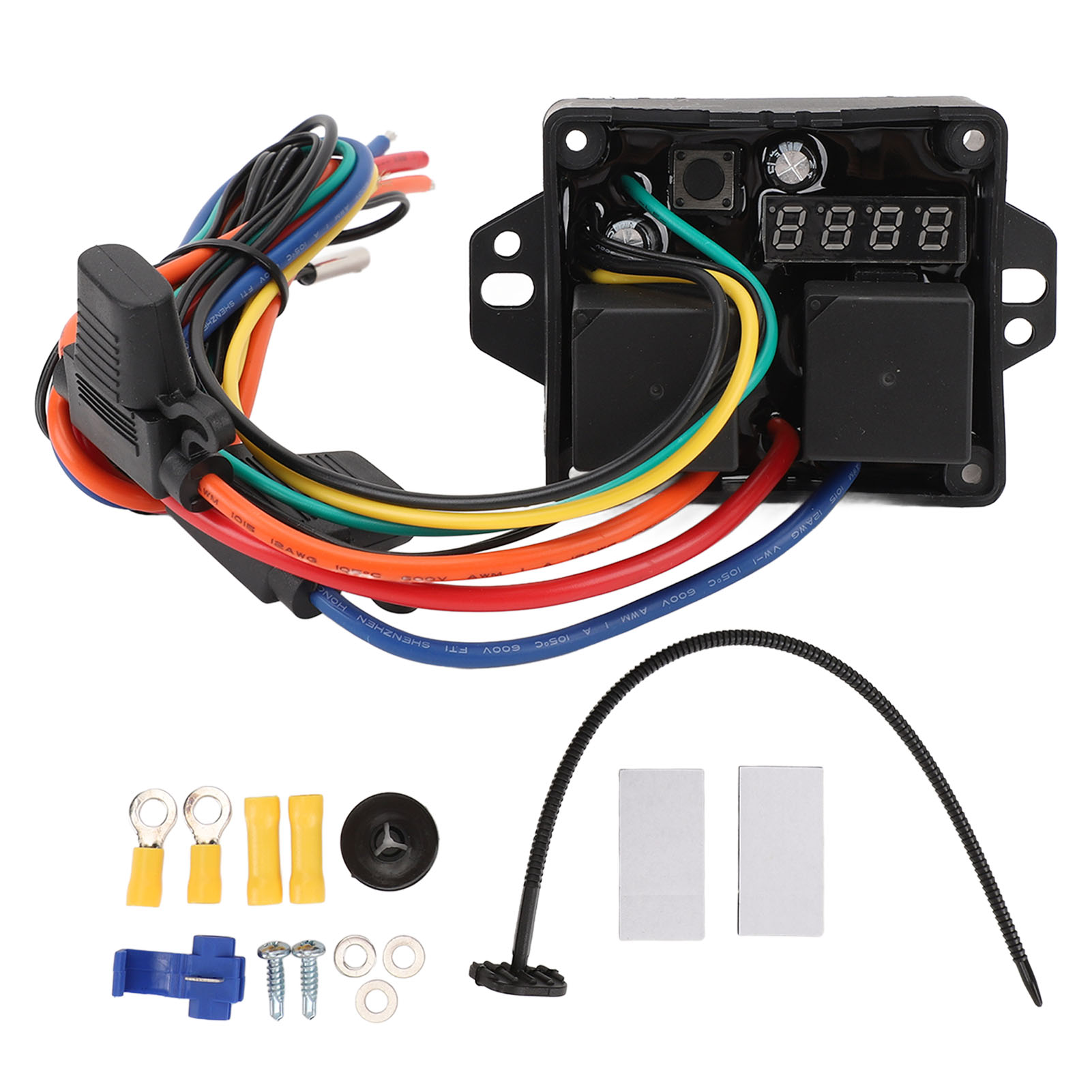 12v Digital-lüftersteuerungsset Mit Einstellbarer Temperatur Und Elektrischem Thermoschalter