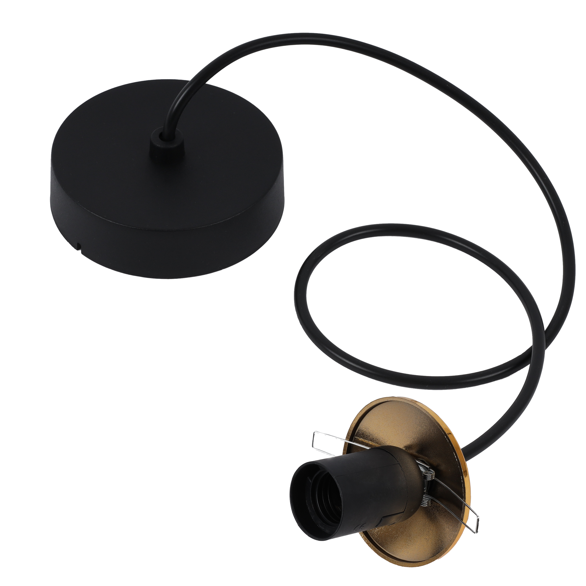 Flachseil 100 Schwarze Platte 80 Gold