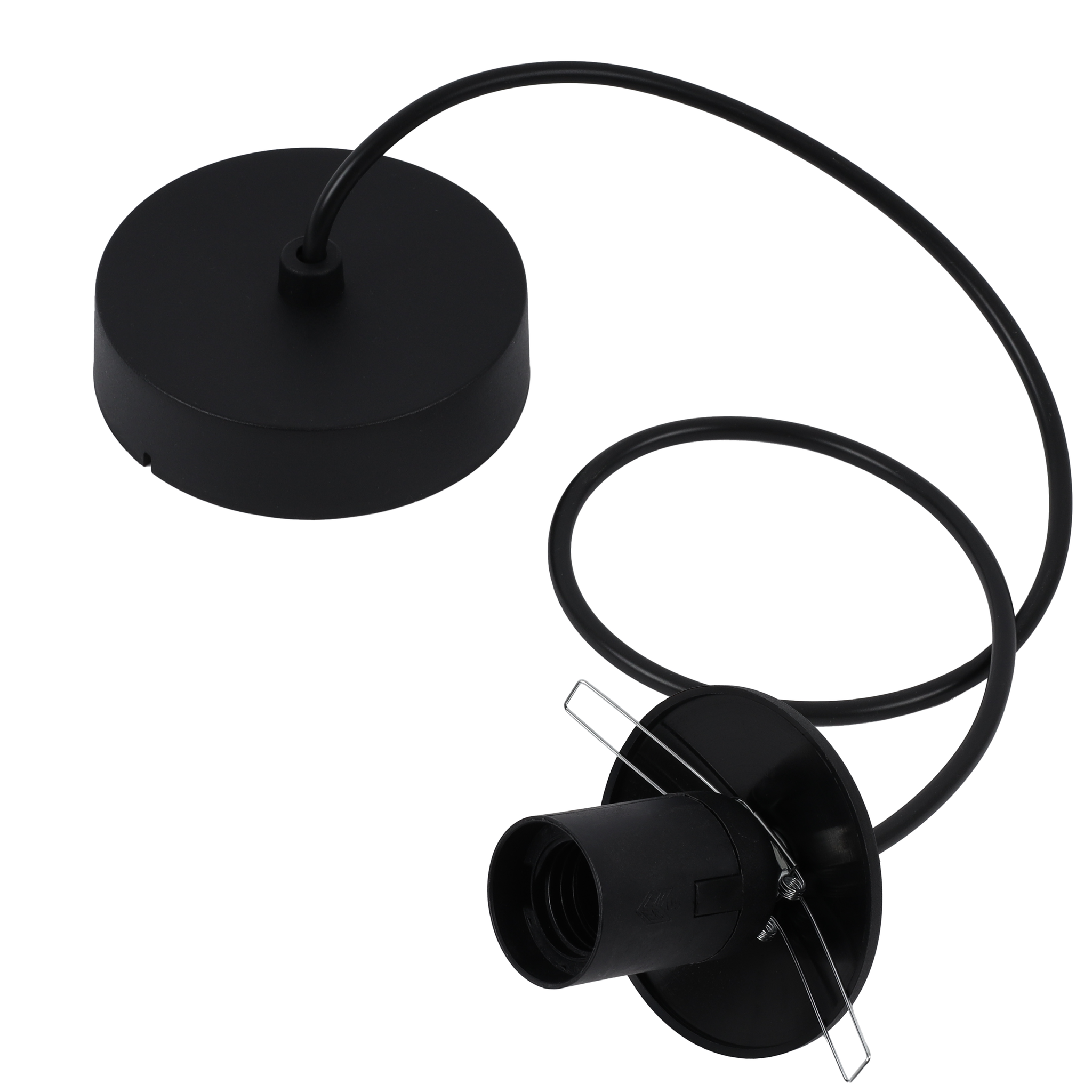 Flachseil 100 Schwarz, Platte 80 Schwarz