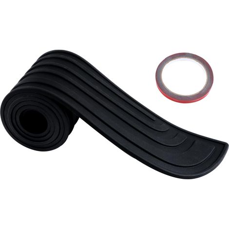 Selbstklebender Heckstoßstangenschutz Aus Gummi, 90 Cm X 7 Cm – Universeller Ladekantenschutz Für Pkw, Suvs Und Transporter, Kratzfest