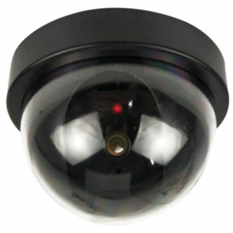 4er-pack Attrappen Von Diebstahlschutz-dome-kameras (schwarz) Mit Blinkenden Leds.